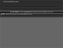 Tablet Screenshot of izmirozelders.com